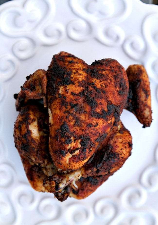 Rotisserie Chicken on a Platter