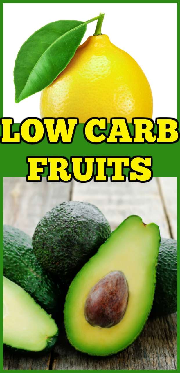 low carb fruits