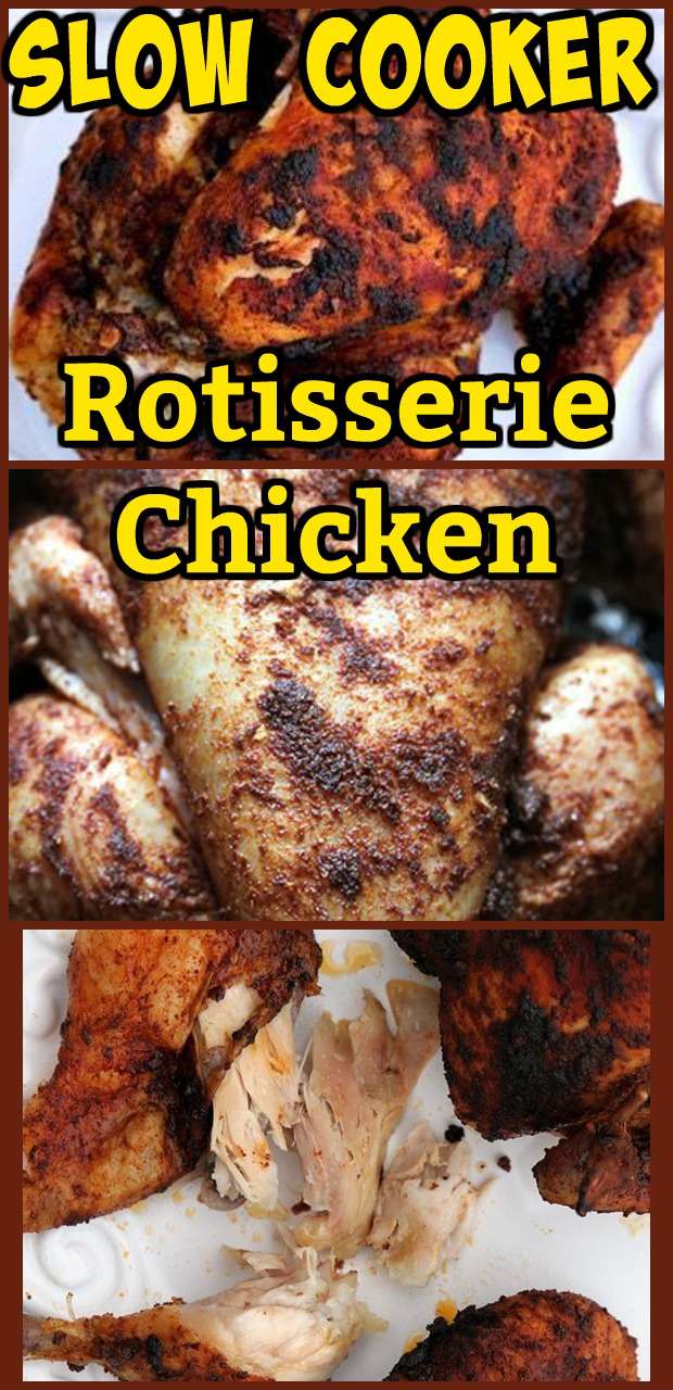 How To Make Rotisserie Chicken in Your Crockpot! - The Kitchen Magpie