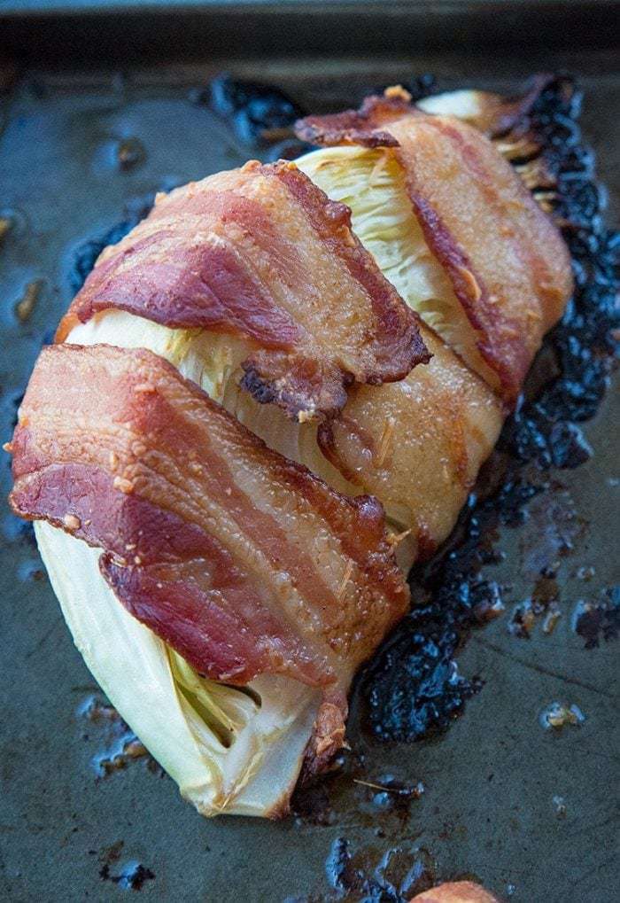 This is what all roasted cabbage wedges should look like, am I right?