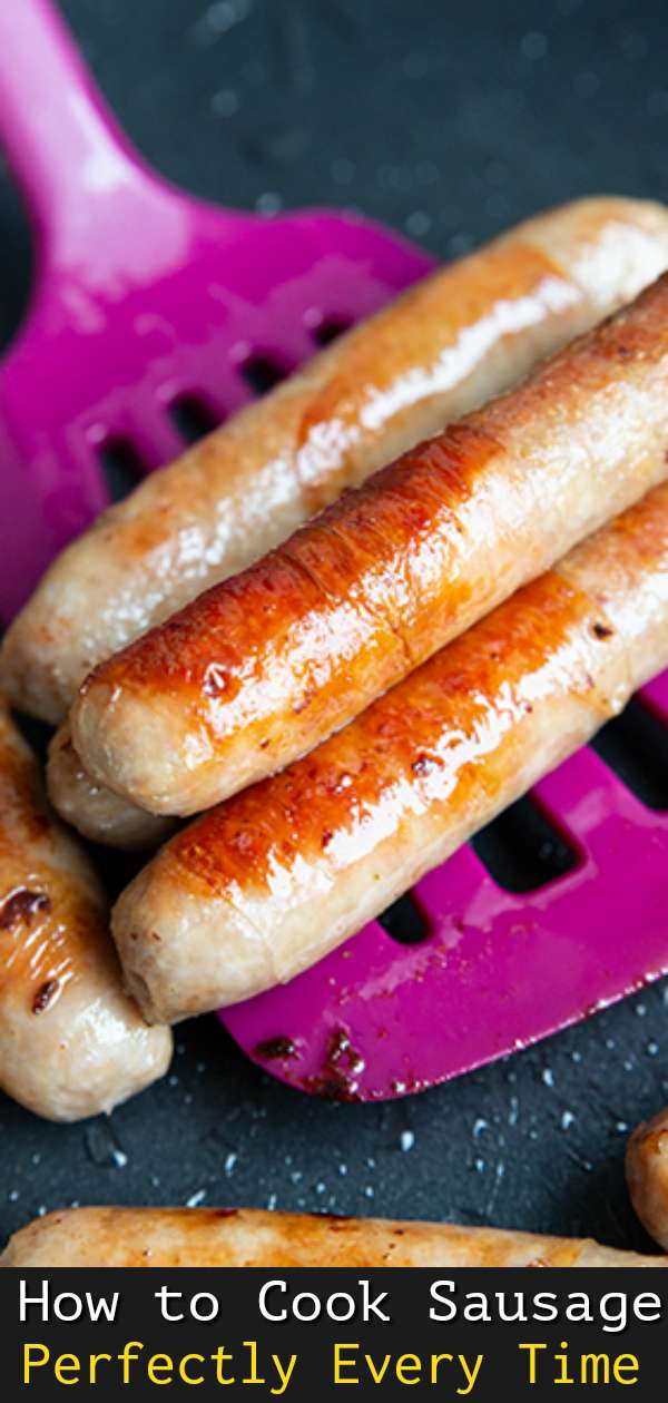 Over the years we have perfected the way to cook up crispy, tender sausages that aren't dry in the middle from overcooking! #sausages #lowcarb #keto #ketodiet #meat #lowcarbs #cooking #recipe #howto #pork #breakfast #brunch #dinner