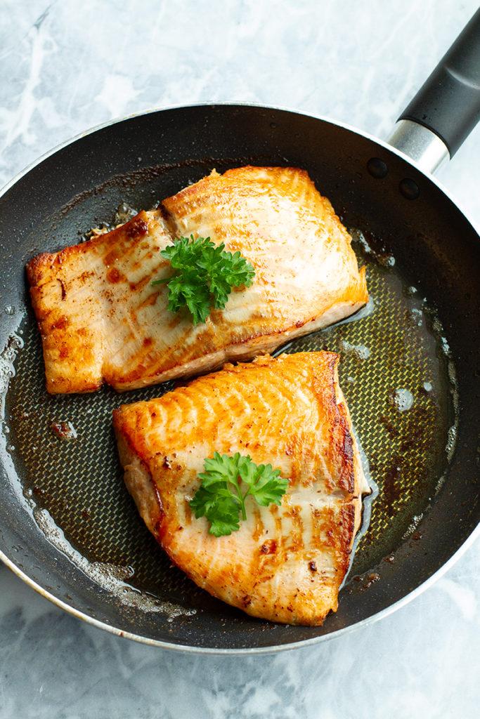 How To Pan Fry Salmon The Kitchen Magpie Low Carb