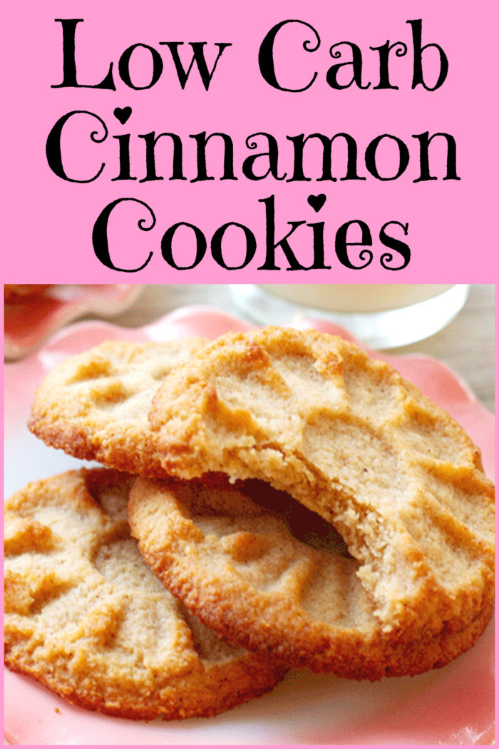 Low Carb Cinnamon Cookies