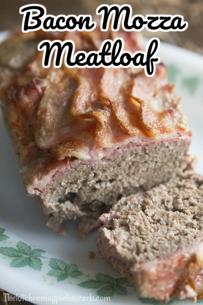 Bacon Mozza Meatloaf #Bacon #Meatloaf #mozzameatloaf